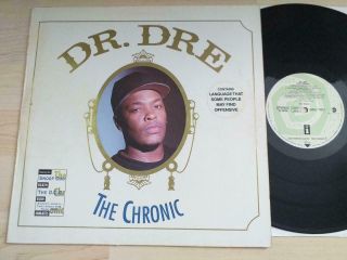 Dr Dre The Chronic Lp Interscope / Priority German 1st Press 1992