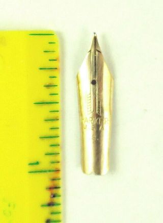 Flexible 14 Kt Gold Parker Vacumatic Nib in Fine Point Size 2