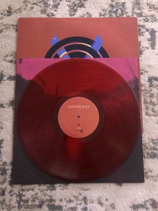 Chvrches - The Bones Of What You Believe Vinyl Lp Red