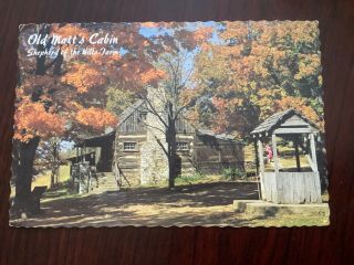 Old Matt’s Cabin “shepherd Of The Hills Farm” Missouri Postcard