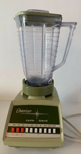 Vintage Osterizer Blender Avacado Green (g)