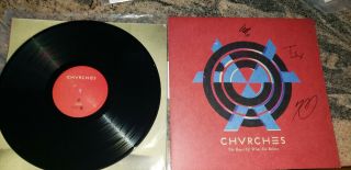 Chvrches Bones Of What You Believe Signed Record Lp Vinyl Churches