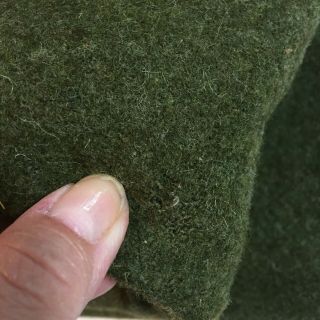 Vintage NOS Military Wool Camp Blanket Army Vietnam Era Green 66” x 84” 2