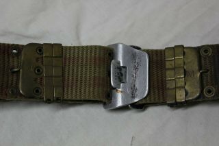 US Military Issue Vietnam Era Nylon Pistol Belt with Davis Buckle C34 2