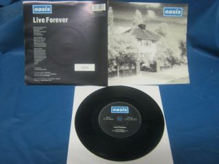 Record 7” Single Oasis Live Forever Ltd Edit 4524 740