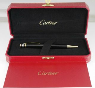 Cartier Trinity Black Composite Ballpoint Pen
