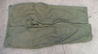 Old Us Vietnam War 1967 Dated Tropical Fatigue Pants Size X - Large Regular
