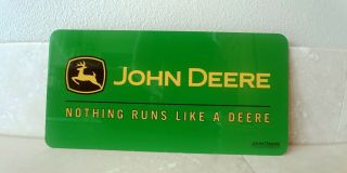 John Deere Metal Sign 
