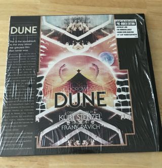 Jodorowskys Dune Soundtrack 2 Lp Cosmic Swirl Vinyl W/ Poster Numbered Vg,  Lita