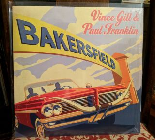 Vince Gill & Paul Franklin - Bakersfield,  Vinyl Lp,  2013,  Oop,  Mca Nashville