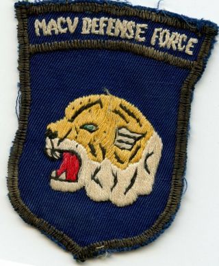 Vn Made Macv Defense Force Pocket Patch