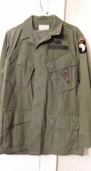 Us Vietnam Slant Pocket Od Uniform Dated 1969