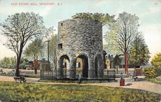 Old Stone Mill Newport Rhode Island Ri 033