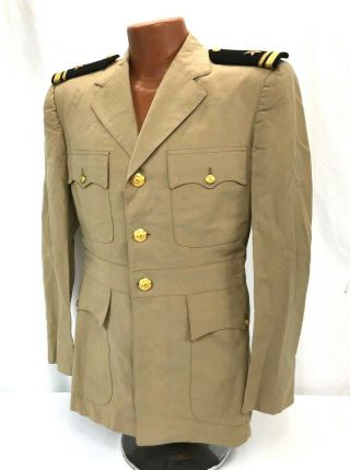 1963 Us Navy Officers Khaki Dress Jacket