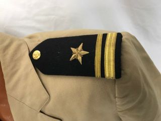 1963 US Navy Officers Khaki Dress Jacket 2