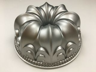 Nordic Ware Fleur De Lis Bundt Cake Pan,  Heavy Cast Aluminum,  Made In The Usa
