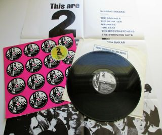 This Are Two Tone Uk 1983 2 Tone Comp Lp,  Poster Specials Madness Selecter Rico