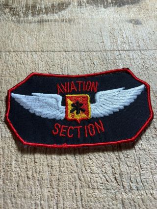 Cold War/vietnam? Us Army Patch - 35th Gp Aviation Section - Beauty