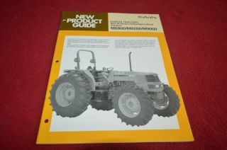 Kubota M6800 M8200 M9000 Tractor Product Guide Dealer 