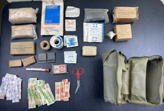 VIetnam Era US Army Air Force First Aid Kit Air Plane/Helicopter 6545 - 919 - 6650 3