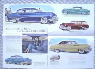 1950 Buick Brochure:roadmaster,  Special,  Series 40/50/70,  Riviera,  Convertible