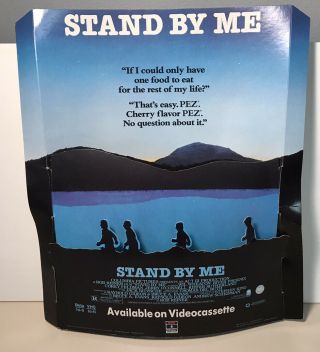 Vintage Stand By Me Pez Movie Advertising Counter Standee