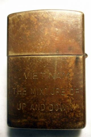 Vietnam War Zippo Lighter DA KRONG 65 - 66 Vintage 2