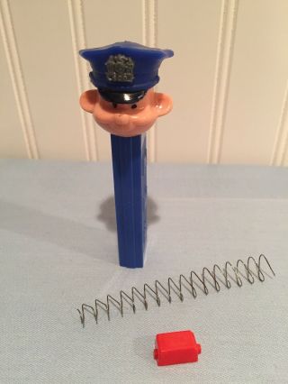 Pez Pal Dispenser Policeman Police Officer No Feet 3.  4 Austria Blue