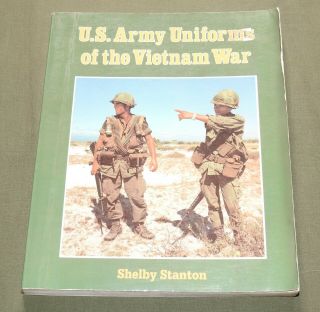 " Us Army Uniforms Of The Vietnam War " Jungle Jacket Pants Boots Reference Book
