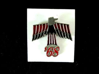 1968 Pontiac Firebird Pin For Hat Lapel Jacket Neck Tie 1960 
