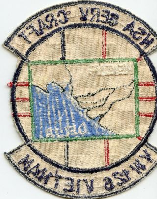 Vn Made US Navy YW126 Naval Support Act.  Service Craft Pocket Patch 2