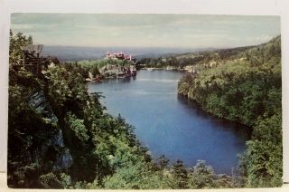 York Ny Lake Mohonk Mountain House Eagle Cliff Postcard Old Vintage Card Pc