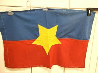 Authentic Viet Cong Flag From Vietnam War