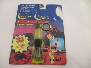 Nos Lava Lite Lamp Keychain Basic Fun Vintage 1994