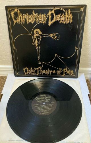 Christian Death Only Theatre Of Pain Pressing Frontier Vin Flp 1007 Exc