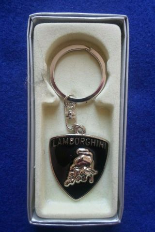 Lamborghini 3d Keychain Logo Crest Italian Car Key Ring Key Chain Ships Vegas