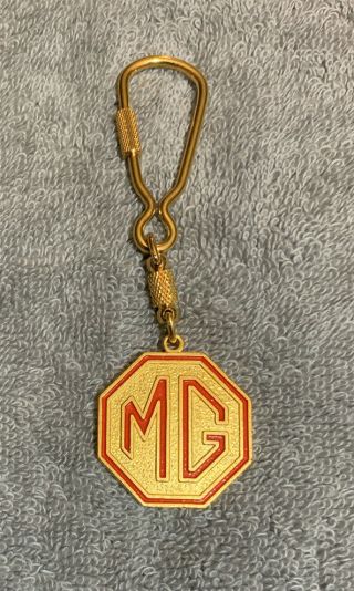 Metal Mg Morris Garages Emblem Logo Car Keychain Ring Fob Market Model Rat Rod