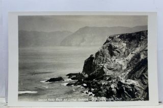 California Ca Catalina Island Little Harbor Indian Head Rock Postcard Old View