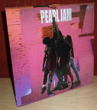 Pearl Jam - Ten Lp 1st Edition Vinyl 1992 Eu Holland - Mispressed Label