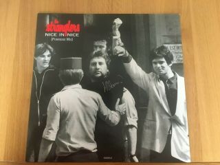 The Stranglers - In.  12 " Signed By All 4.