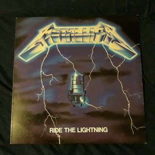 Metallica - Ride The Lightning Elektra 1984 Lp ☆masterdisk☆