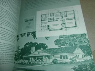 1955 Vintage Homemaster Mid - Century House Planning Book Floor Plans 2