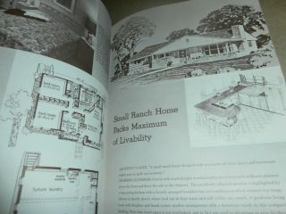 1955 Vintage Homemaster Mid - Century House Planning Book Floor Plans 3