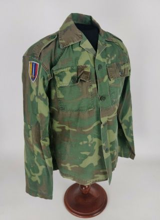 Vietnam Usarv United States Army Vietnam On South Vietnamese Arvn Camo Jacket