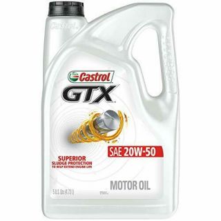 Castrol 03095 Gtx 20w - 50 Motor Oil 5 Quart