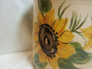 Large Whole Homes Provincial Garden Tuscan Sunflower Canister Flour Coffee 2
