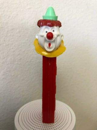 Pez - Vintage Clown With Collar - Red 2.  6 Austria