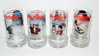 Vintage 1984 Star Trek Iii Search For Spock Taco Bell Complete Set Of 4 Glasses