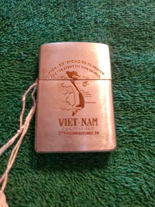 Vintage Military Zippo Lighters Vietnam