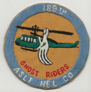Vietnamese Made 189th Assault Helicopter Company Ghost Riders Pp - M